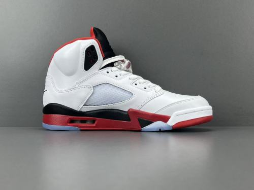 Jordan Air Jordan 5 Retro  Fire Red Black Tongue  Retro High Basketball Shoes Fashion Men Sneakers HQ7978-101