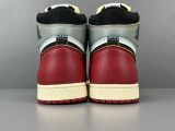 Union LA x Jordan Air Jordan 1 Retro White Red Grey High Basketball Shoes Men Sneakers HV8563-600