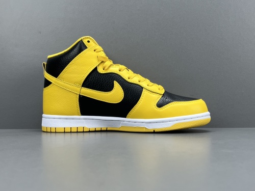 Wu Tang x Nike Dunk High Yellow Black Board Shoes Men Sneakers HJ4320-001
