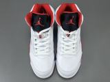 Jordan Air Jordan 5 Retro  Fire Red Black Tongue  Retro High Basketball Shoes Fashion Men Sneakers HQ7978-101