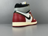 Union LA x Jordan Air Jordan 1 Retro White Red Grey High Basketball Shoes Men Sneakers HV8563-600
