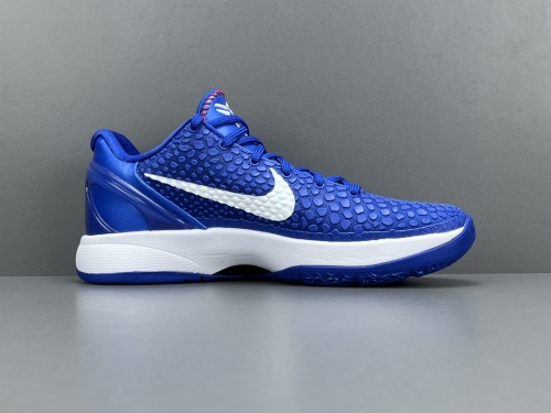 Nike Kobe 6 Protro  Dodgers  Retro Basketball Shoes Men's Blue White Sneakers CW2190-400
