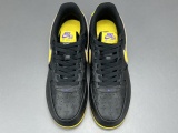 Nike Air Force 1 Low  Kobe Bryant  Fashion Low Black Yellow Board Shoes Men Sneakers HV5122-001