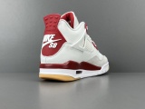 Nike SB x Jordan Air Jordan 4  Varsity Red  Retro Mid Basketball Shoes Unisex Sneakers DR5415-106