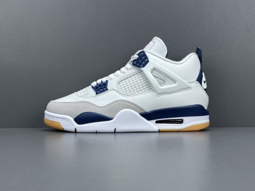 Nike SB x Jordan Air Jordan 4  Navy  Retro High Basketball Shoes Fashion Men Sneakers DR5415-100