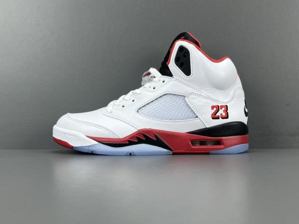 Jordan Air Jordan 5 Retro  Fire Red Black Tongue  Retro High Basketball Shoes Fashion Men Sneakers HQ7978-101