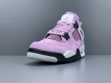 Jordan Air Jordan 4  Orchid  Retro Mid Basketball Shoes Unisex Pink Black Sneakers AQ9129-501