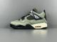 Nike x Undefeated x Jordan Air Jordan 4 Green Black Retro Mid Basketball Shoes Sneakers Unisex Casual Shoes IB1519-200
