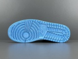 Jordan Air Jordan 1  UNC  PE Retro High Basketball Shoes Unisex Blue White Sneakers DZ5485-402