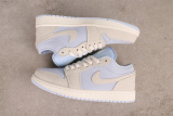 Air Jordan 1 Low  Hydrogen Blue  Retro Basketball Shoes Unisex Versatile Sneakers