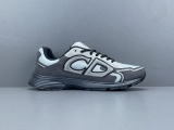 Dior B30 CD Unisex Mesh Fabric Low-Top Deep Purple Sneakers Shoes