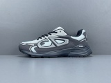 Dior B30 CD Unisex Mesh Fabric Low-Top Deep Purple Sneakers Shoes