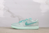 Air Jordan 1 Low  Washed Teal  Retro Basketball Shoes Unisex Versatile Sneakers