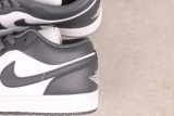 Air Jordan 1 Low WMNS Retro Basketball Shoes Unisex Black Grey Sneakers