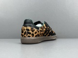 WALES BONNER x Adidas Origins Samba “Leopard Print” Low Board Shoes Fashion Unisex Sneakers JI2735