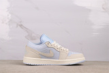 Air Jordan 1 Low  Hydrogen Blue  Retro Basketball Shoes Unisex Versatile Sneakers