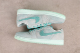 Air Jordan 1 Low  Washed Teal  Retro Basketball Shoes Unisex Versatile Sneakers