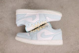 Air Jordan 1 Low Retro Easter Green Basketball Shoes Unisex Versatile Sneakers