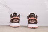 Air Jordan 1 Low Retro White Brown Basketball Shoes Unisex Versatile Sneakers