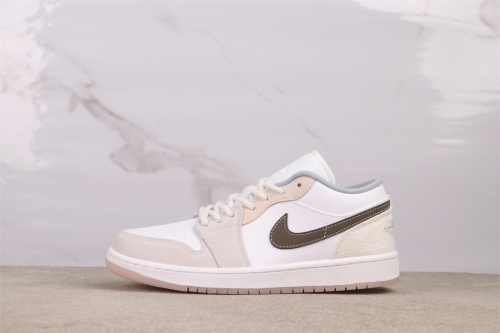 Air Jordan 1 Low  Coral Reef  Retro Basketball Shoes Unisex Versatile Sneakers