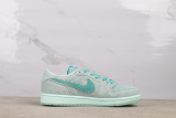 Air Jordan 1 Low  Washed Teal  Retro Basketball Shoes Unisex Versatile Sneakers