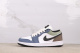 Air Jordan 1 Low Retro White Blue Splicing Basketball Shoes Unisex Versatile Sneakers