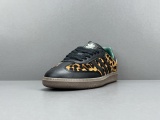 WALES BONNER x Adidas Origins Samba “Leopard Print” Low Board Shoes Fashion Unisex Sneakers JI2735
