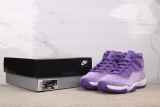 Air Jordan 11 Retro High White Purple Velvet Basketball Shoes Men Sneakers