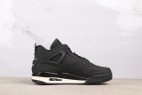 Nigel Sylvester x Air Jordan 4 Retro Black Brick Basketball Shoes Men Sneakers