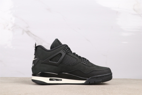 Nigel Sylvester x Air Jordan 4 Retro Black Brick Basketball Shoes Men Sneakers