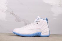 Air Jordan 12  Melo  Retro High North Carolina Blue Basketball Shoes Men Sneakers