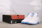 Air Jordan 12  Melo  Retro High North Carolina Blue Basketball Shoes Men Sneakers