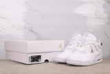 Air Jordan 4  NET  Retro Mid White Mesh Basketball Shoes Unisex Sneakers