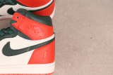 SoleFly x Air Jordan 1 Retro High Orange Green Basketball Shoes Unisex Sneakers