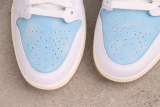 Air Jordan 1 Low Retro Blue Basketball Shoes Unisex Casual Sneakers