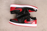 Air Jordan 1 Low Retro Black Red Basketball Shoes Unisex Sneakers