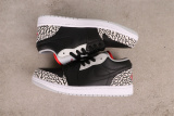 Air Jordan 1 Low Retro Black Cement Basketball Shoes Unisex Sneakers