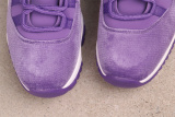 Air Jordan 11 Retro High White Purple Velvet Basketball Shoes Men Sneakers