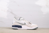 Air Jordan Legacy 312 Low Retro Grey Blue Burst Hook Basketball Shoes Unisex Sneakers