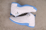 Air Jordan 12  Melo  Retro High North Carolina Blue Basketball Shoes Men Sneakers