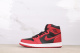 Facetasm x Air Jordan 1  VARSITY RED  Retro High Black Red Basketball Shoes Unisex Sneakers