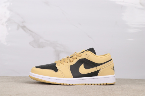 Air Jordan 1 Low  Desert  Retro Black Brown Basketball Shoes Unisex Sneakers