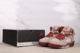 Air Jordan 5 Retro High Brown Basketball Shoes Men Sneakers
