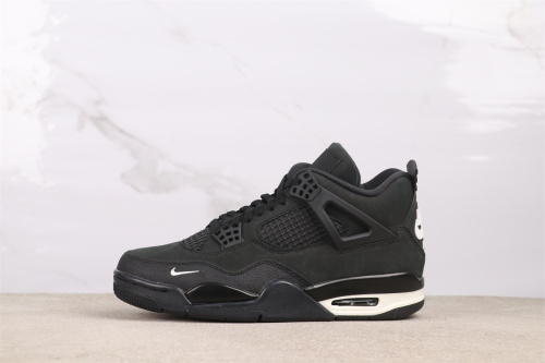 Nigel Sylvester x Air Jordan 4 Retro Black Brick Basketball Shoes Men Sneakers