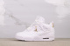 Air Jordan 4  NET  Retro Mid White Mesh Basketball Shoes Unisex Sneakers