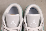 Air Jordan 1 Retro Low White Grey Basketball Shoes Unisex Sneakers