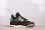 Air Jordan 4  Lemon Venom  Retro Mid Basketball Shoes Unisex Sneakers
