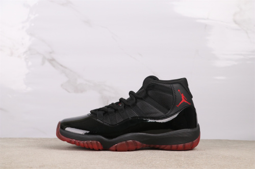 Air Jordan 11 Retro High Black Red Basketball Shoes Unisex Sneakers