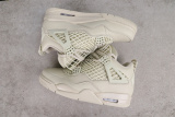 Air Jordan 4  Rattan  Retro Basketball Shoes Unisex Casual Sneakers