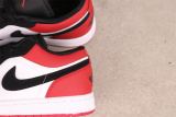 Air Jordan 1 Retro Low White Red Basketball Shoes Unisex Versatile Sneakers